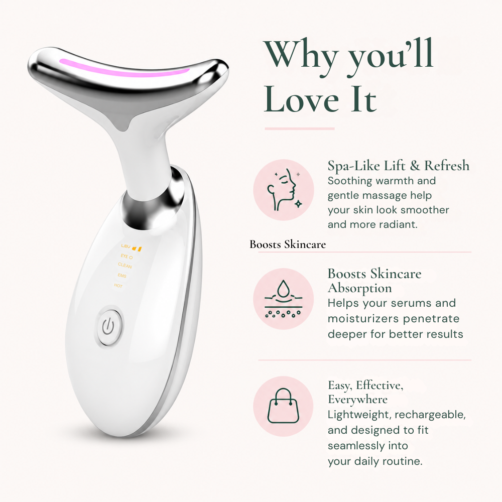 LUMIVRA LED Neck & Face Massager Tripple Pack