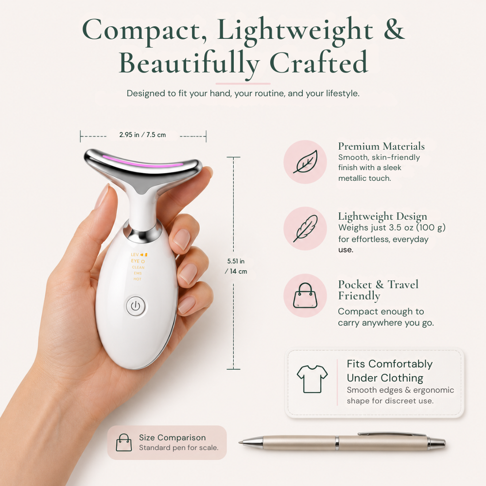 LUMIVRA LED Neck & Face Massager Tripple Pack
