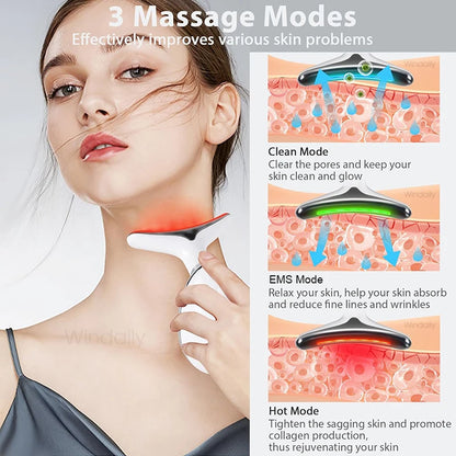 7-Color LED Neck & Face Massager