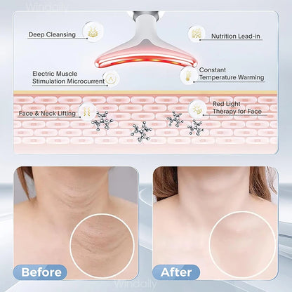 7-Color LED Neck & Face Massager