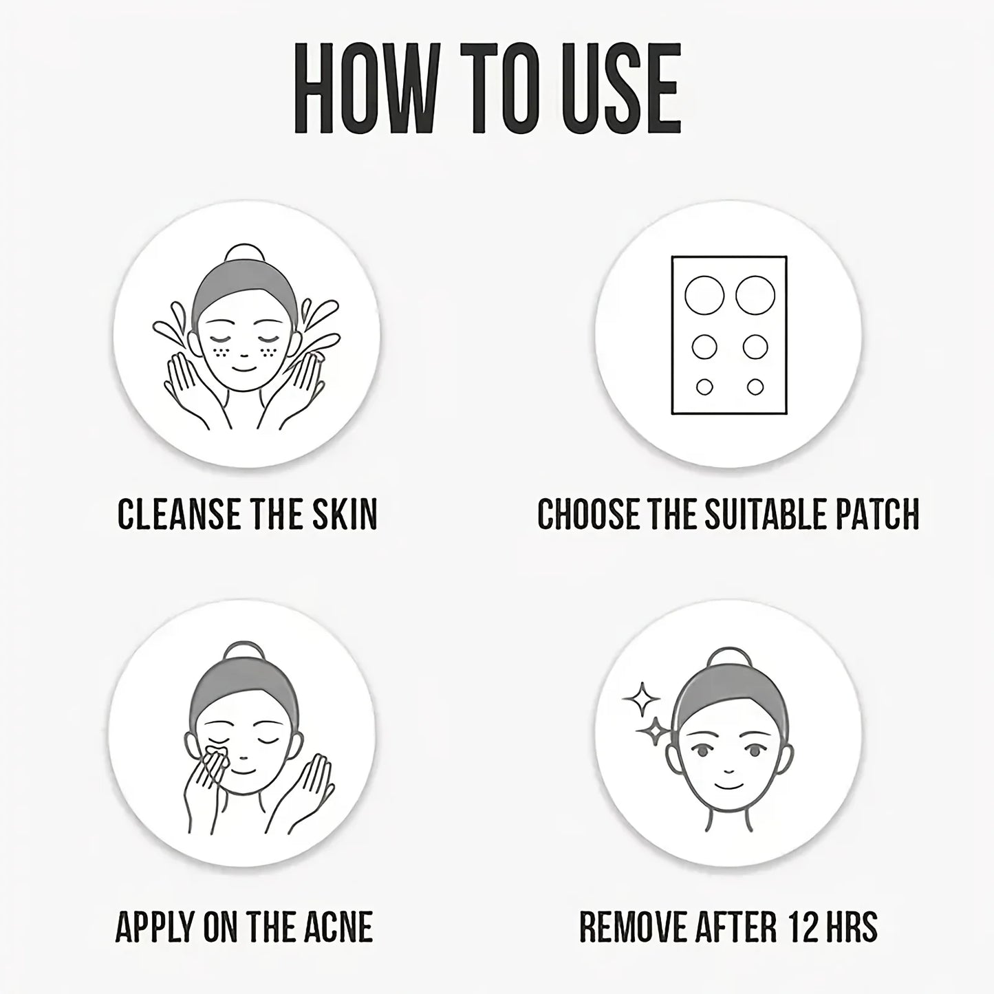40 pieces of ultra thin pimple patches