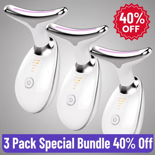 LUMIVRA LED Neck & Face Massager Tripple Pack
